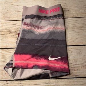 Tie Dye Pink Nike Pro size small